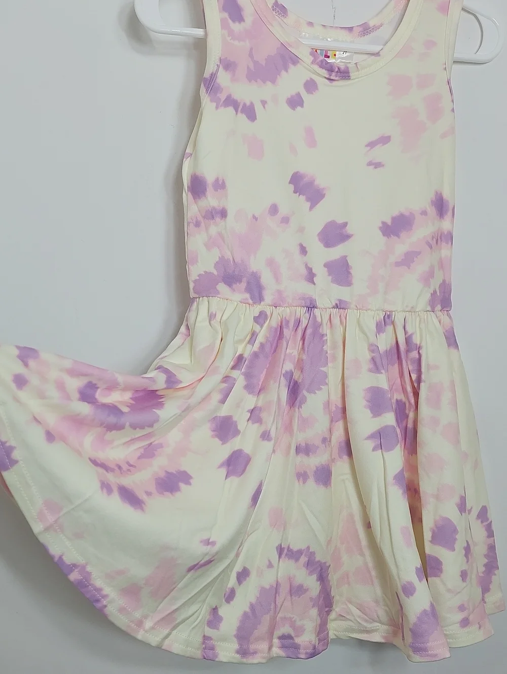 Dot Dot Smile Girls Dress Size 2T Lavender Dream Tie-Dye Tank Twirl Spin